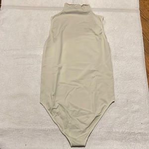 Skims Essentials Mock Neck sleeveless Bodysuit